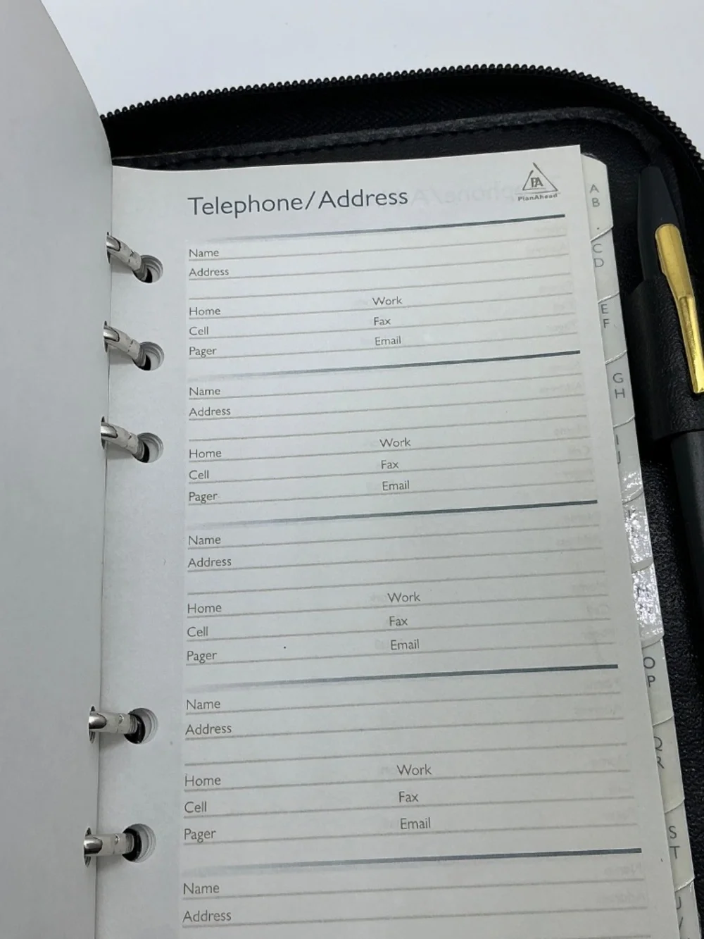 Plan Ahead organizer Planner Vintage